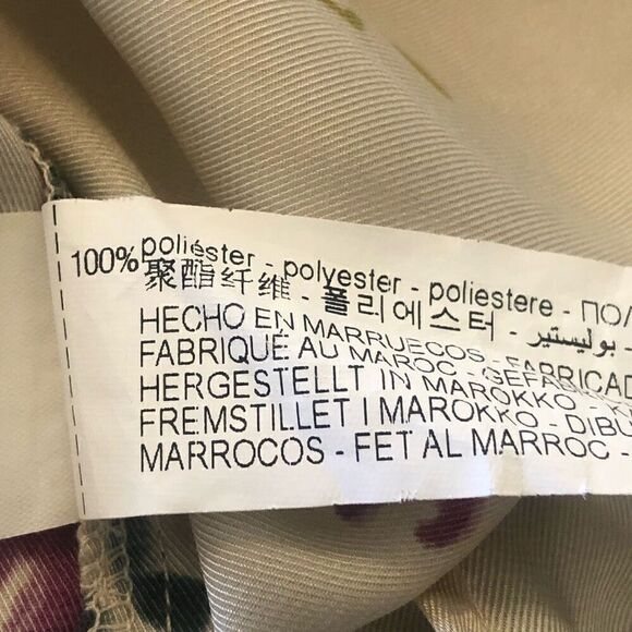 Zara Pastel Monkey Print Cropped Swing top Size S - Picture 9 of 13